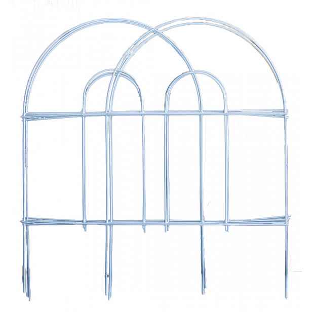 Zahradní plůtek 45 cm x 3 m bílá (7 ks) MA409903