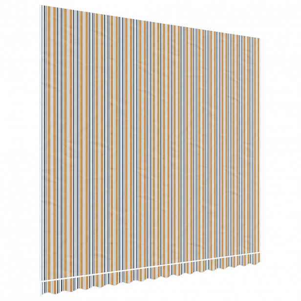 vidaXL Náhradní plachta na markýzu vícebarevná 400 x 350 cm polyesterová