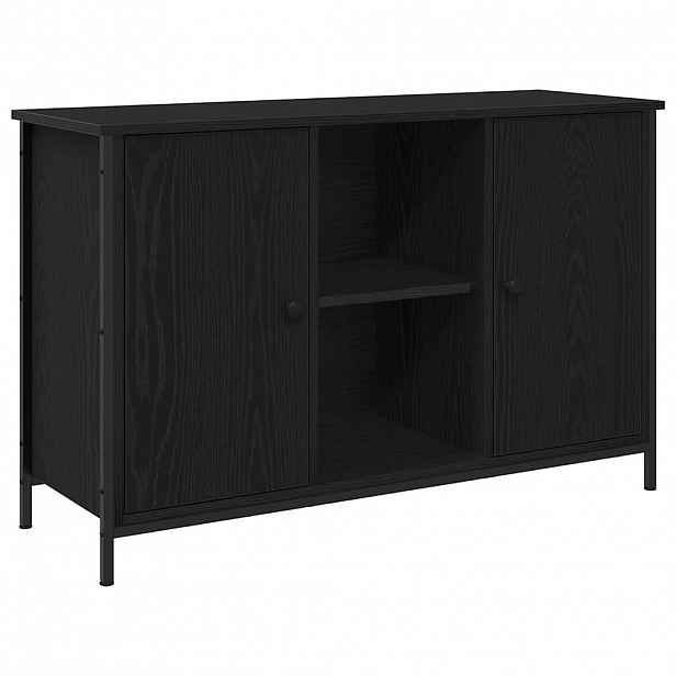 vidaXL Sestava TV skříněk 101 x 35 x 65 cm Černý dub Kompozitní dřevo