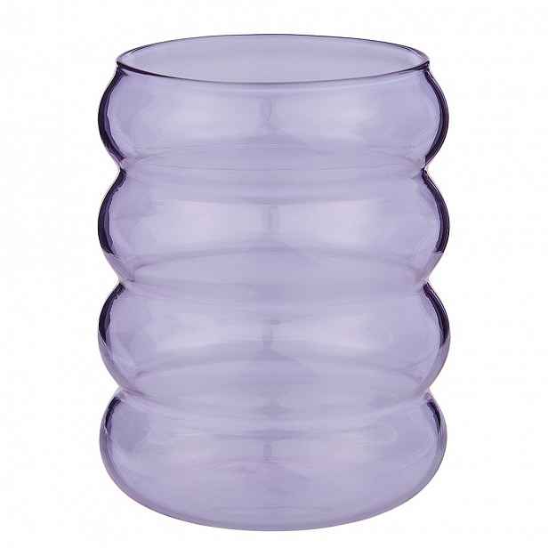 Butlers HOOP Sklenice 350 ml - fialová