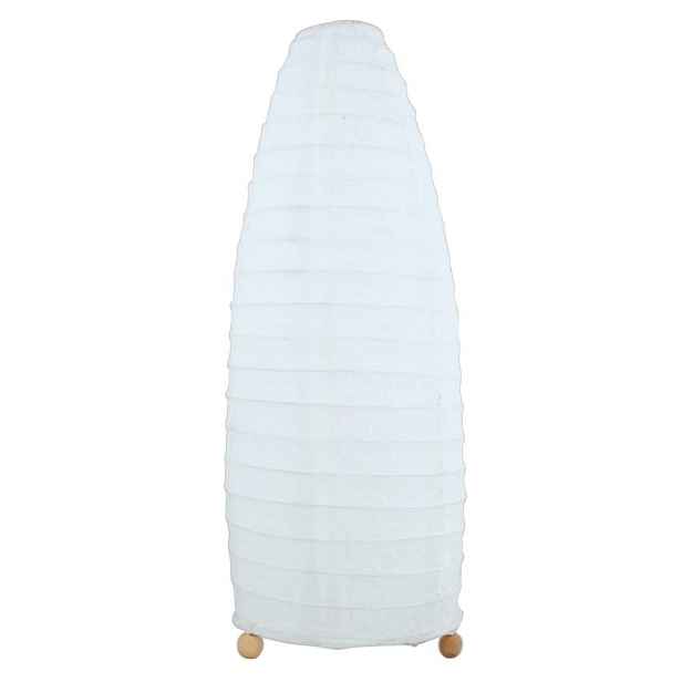 Papírová stolní lampa Papirus bílá E14