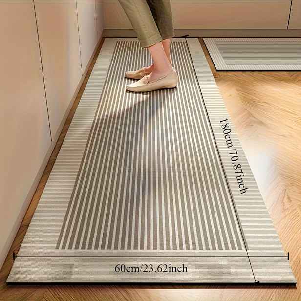 TEMU 1ks Luxusní kuchyňská rohož, vyrobená z diatomové zeminy, rychleschnoucí, protiskluzová, savá, tloušťka 3,7 mm, pouze ruční praní, ideální pro