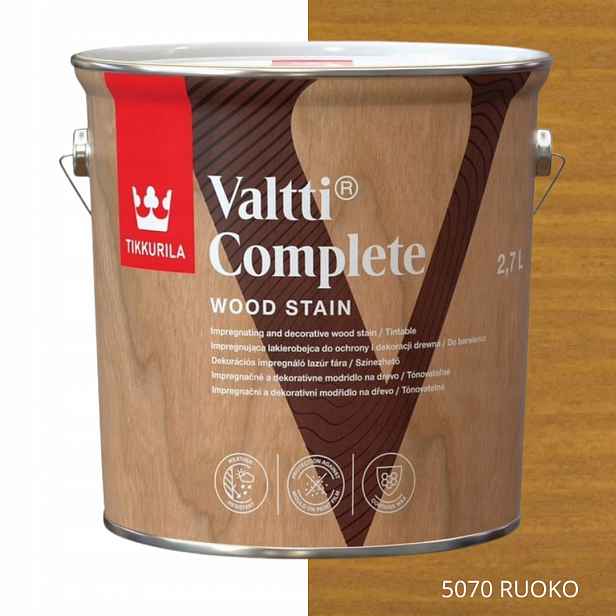 Tikkurila Lakovací Hmota Valtti Complete 2,7 L Barva 5070 Ruoko