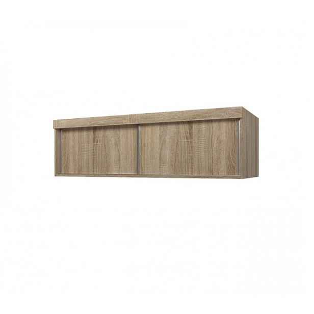Nástavba na skříň ELVIRA - 150 cm, dub sonoma