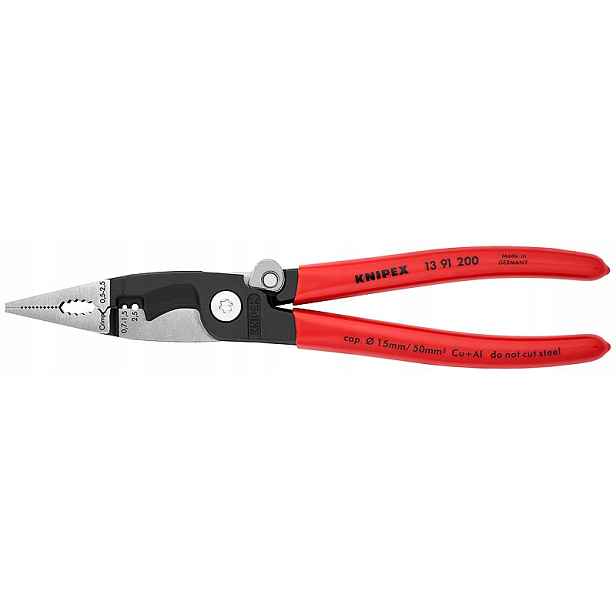 6-ti funkční kleště pro elektroinstalátory, Knipex [13 91 200]