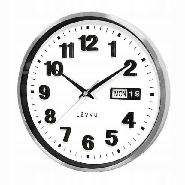 Nástěnné Hodiny S Datumovkou Lavvu LCT4050 30 cm