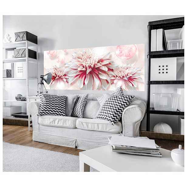 Vliesová fototapeta Růžové Georginie Elegance a klid 250x104 lepidlo