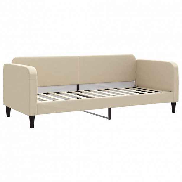 vidaXL Válenda krémová 80 x 200 cm textil