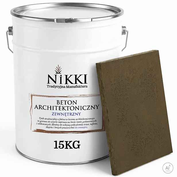Fasádní omítka s architektonickou strukturou Betonu 15 kg Khaki Tmavá