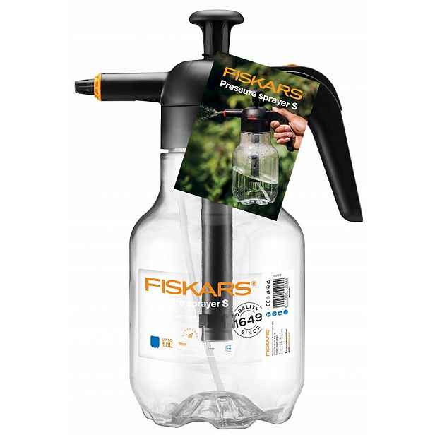 Fiskars Ruční tlakový postřikovač lehký pro chemii s regulací 1,8 l