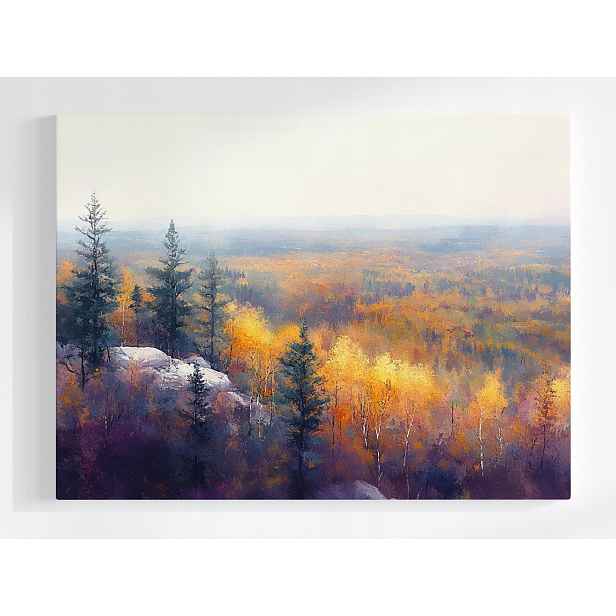 Plakát Krajina Příroda Hory Tatry Les Podzim Panorama 100x75