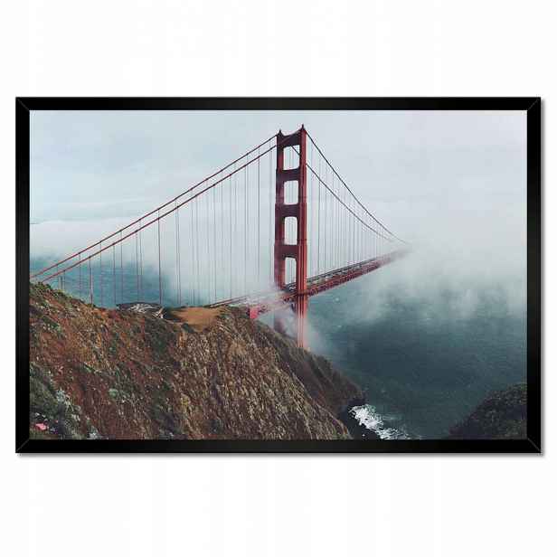 Plakáty v rámu 60x40 Červený most v Usa