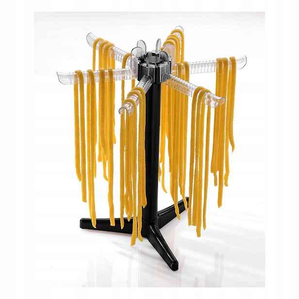 Sušička na těstoviny Gefu Cittare G-28360 27 cm 6 ramen, černá, skládací