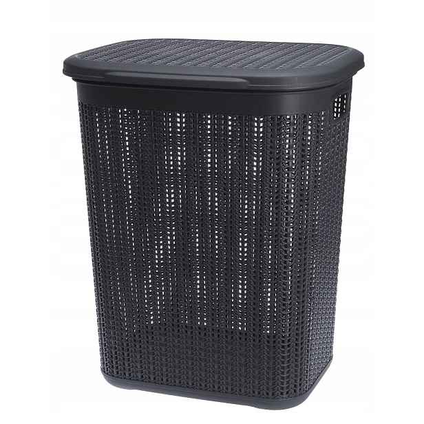 Koš na prádlo Willow 50 l grafit svetrový vzor