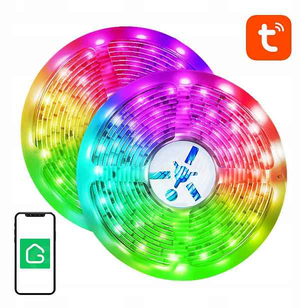 Led Páska Smart Nitebird SL3 2X5 M Wifi Rgb Tuya