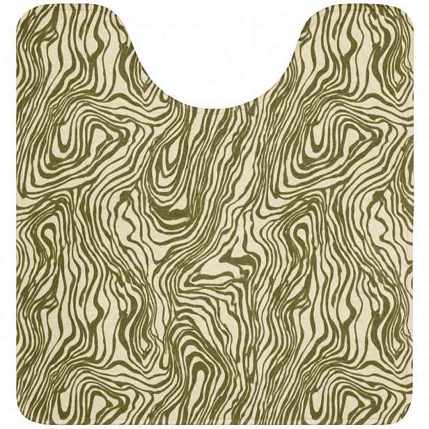 OnlyWow WC PŘEDLOŽKA Abstraktní - Mramor - Zelený 55x60 cm