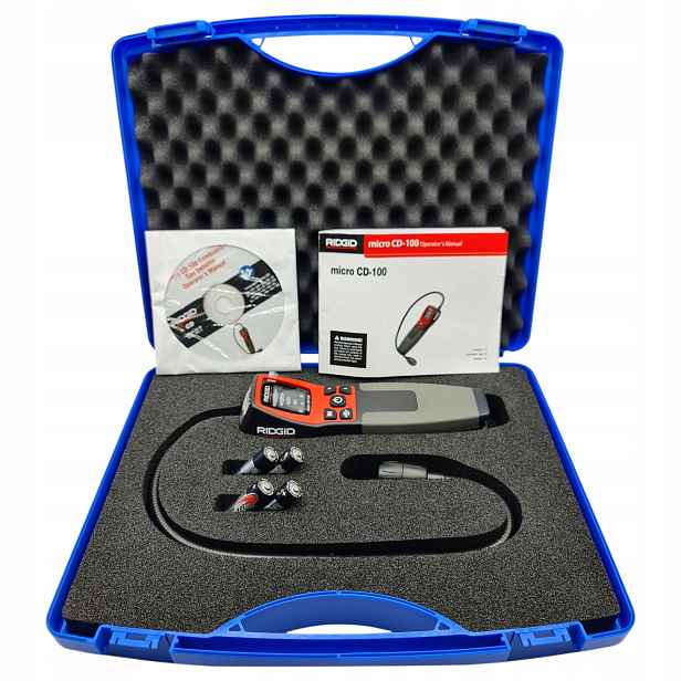 Ridgid Detektor Plynu Detektor Ridgid CD-100 Polska Plastový Kufr W109