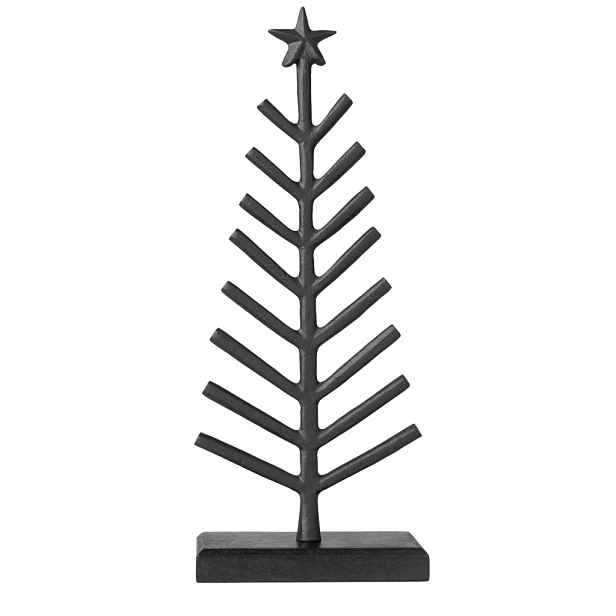 Villeroy & Boch Černá dekorace – stromeček Christmas Chic, 30 cm 14-8677-7420