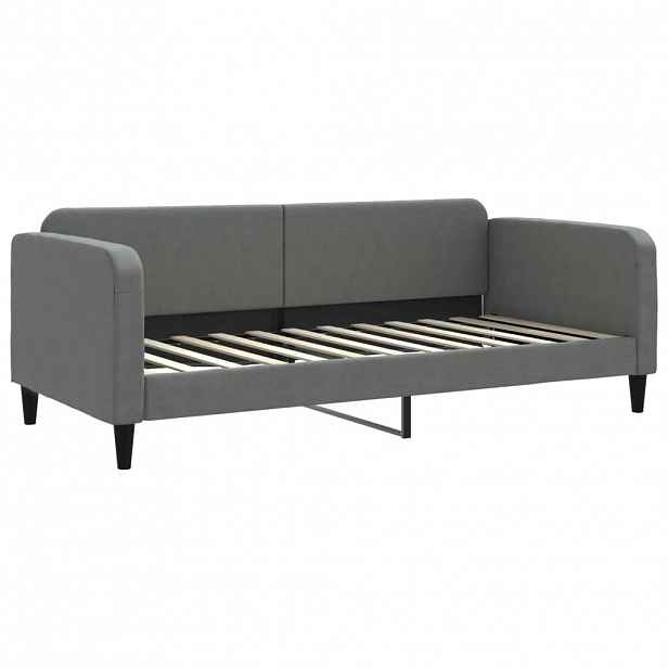 vidaXL Válenda tmavě šedá 90 x 200 cm textil