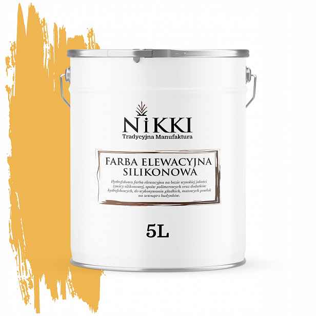 Barva Barva Fasádní 5L na omítku Venkovní Uv Žlutá intenzivní Barvy