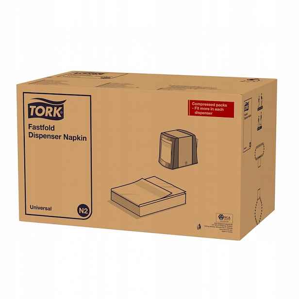 Dispenserové ubrousky Tork Fastfold N2 (10933), 10800 ks