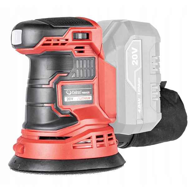 Excentrická Bruska 125 MM Cedrus Power+ OS125Li 20V