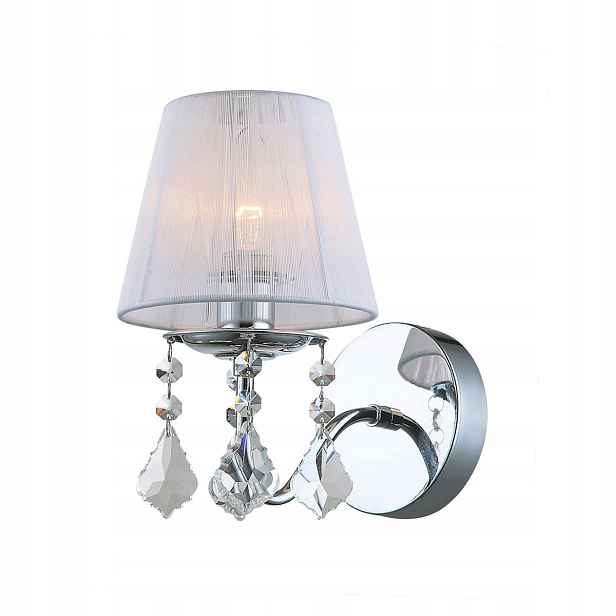 Italux Nástěnné svítidlo Cornelia Led Chrom Křišťál E14 40WStmívatelné