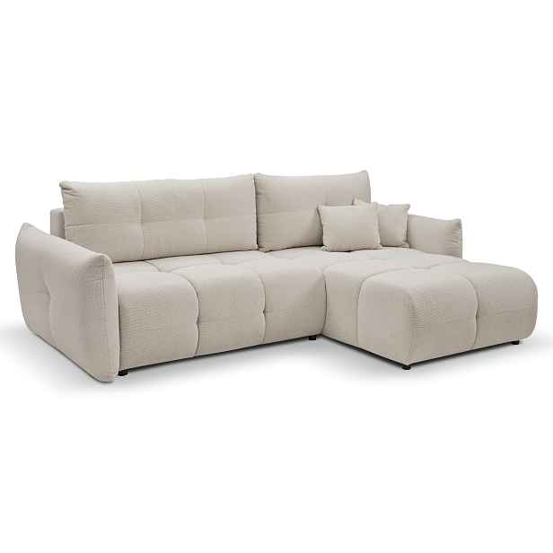 Laski Rozkládací rohová sedací souprava Base 257 cm Nordic Taupe šedo-béžová univerzální