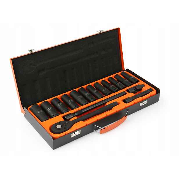 Nastavovací Klíče 1/2" 17 Ks. 6-hran Bjc /10-24 MM/