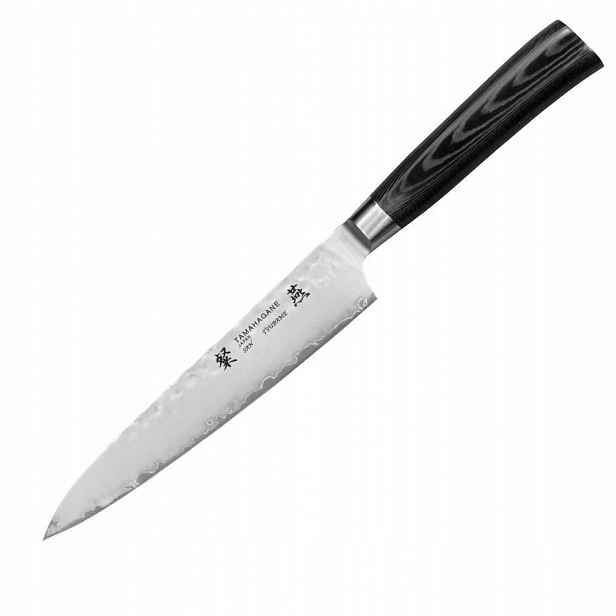 Tamahagane Tsubame Black VG-5 Japonský Nůž Univerzální 61 Hrc 15 cm