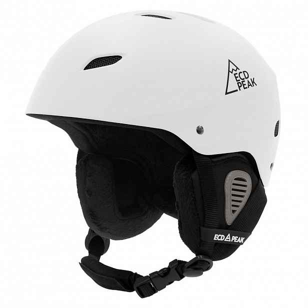 ECD-Germany LYŽAŘSKÁ PŘILBA pro muže a ženy, robustní snowboardová přilba, bílá, velikost L, 58–61 cm
