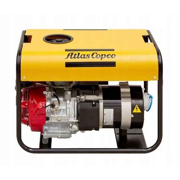 Elektrický generátor Atlas Copco Qep 3.5 S5 1-fázový Avr Honda Gx 200