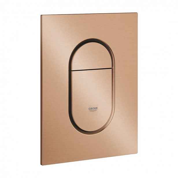 Grohe Arena Cosmopolitan S - Ovládací tlačítko splachování, kartáčovaný Warm Sunset 37624DL0