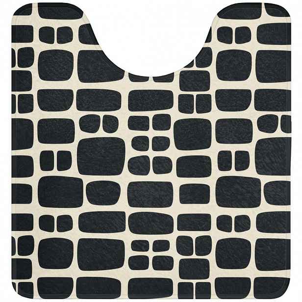 OnlyWow WC PŘEDLOŽKA Moderní - organické - černé 55x60 cm