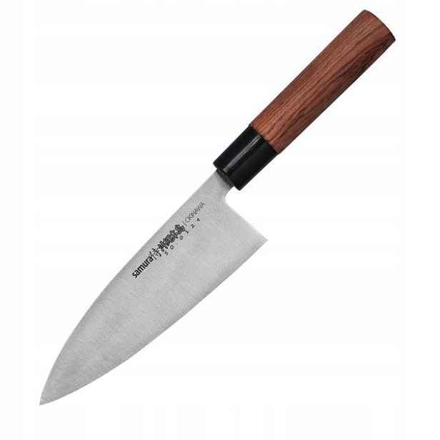 Samura Okinawa Deba 170 mm AUS-8 59 Hrc jednostranný na ryby palisandr