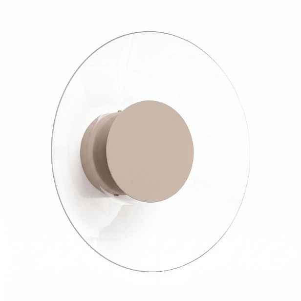 Taupe LED nástěnné svítidlo 
z akrylátového skla
 ø 28 cm ASTRO – Thoro