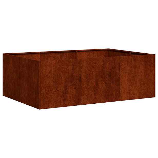 vidaXL Truhlík rezavá 120x80x40 cm povětrnostně odolná ocel