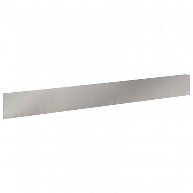 vidaXL Okraj trávníku 20 ks 100 x 12 cm Ocel Stříbrná