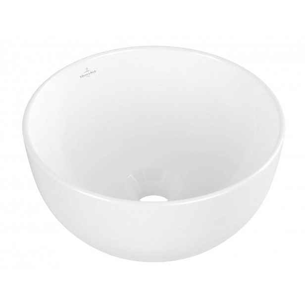 Villeroy & Boch Artis - Umývátko na desku, průměr 33 cm, bez přepadu, CeramicPlus, alpská bílá 438932R1