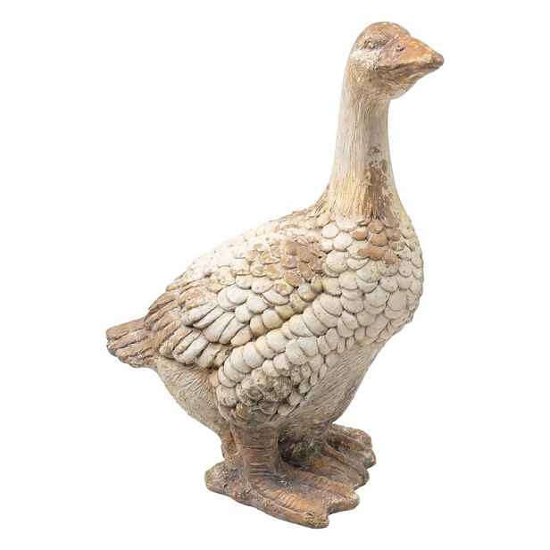Béžová antik dekorativní figurka husa - 35*23*51 cm Clayre & Eef