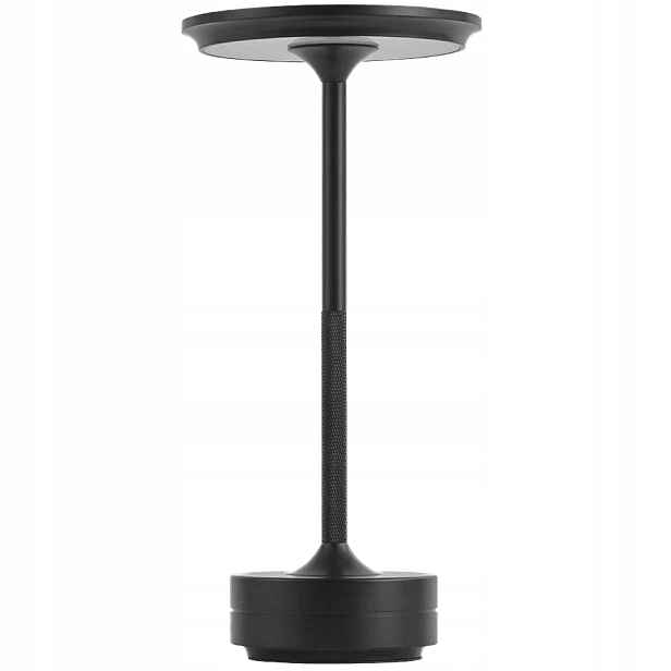 Noční Lampa Stolní Černá Matná Bezdrátová Dotyková Lampička Usb