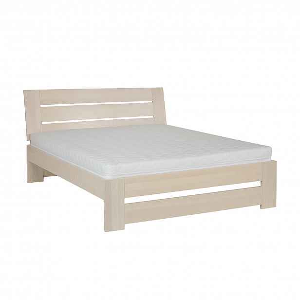 Postel CORDULA 120x200, masiv buk/moření: buk bělený