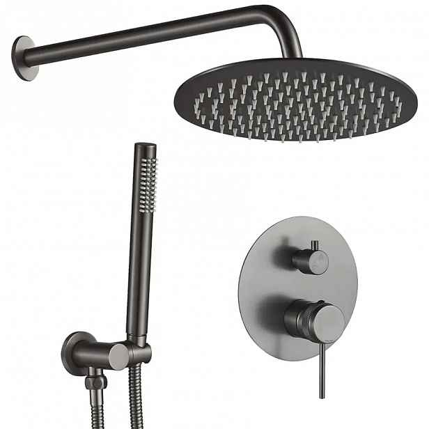 Sprchový set podomítkový Rea Lungo Grip titan + BOX