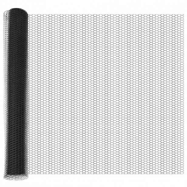 vidaXL Hexagonální oplocení 1,4 x 100 m PVC Šedá