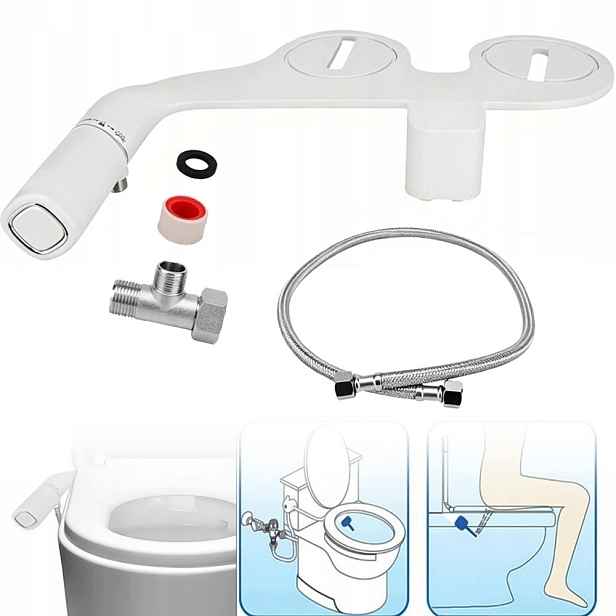 Bidetová Vložka Na Záchod, Nástavec Na Bidet, Smart Bidet, Tryska, Sada Wc