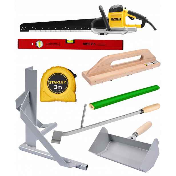 DeWalt DWE399 Pila Na Pórobeton Aligator sada 7 dílů