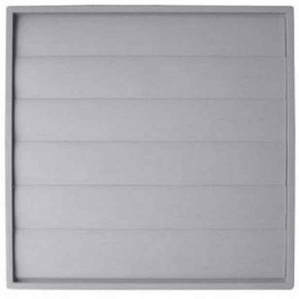 Šedá větrací mřížka s žaluzií 250 mm Pvc
