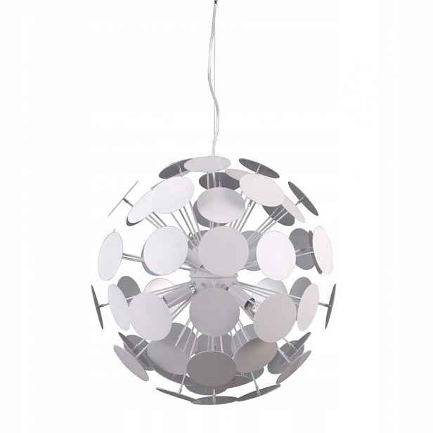 Závěsná lampa Zwis Lustr Stropní Svítidlo Mailone Bílá 6xE14 Moderní Italux