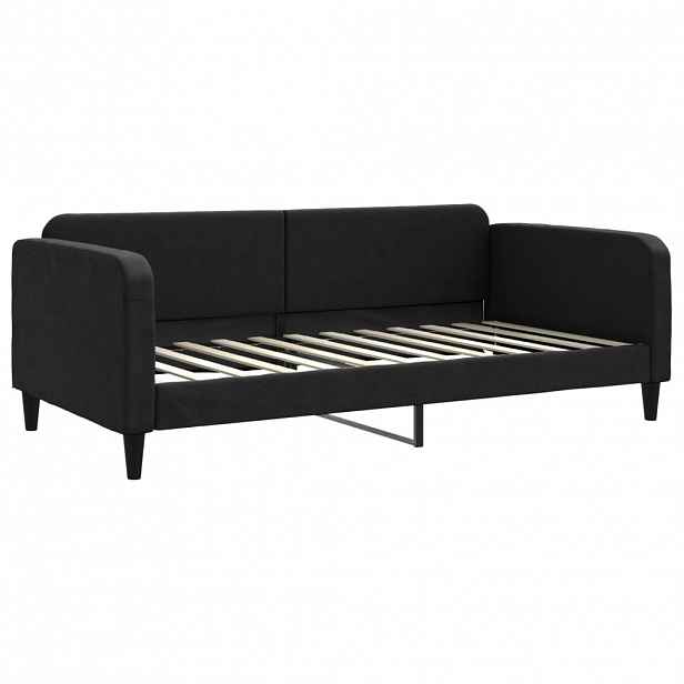 vidaXL Válenda černá 100 x 200 cm textil