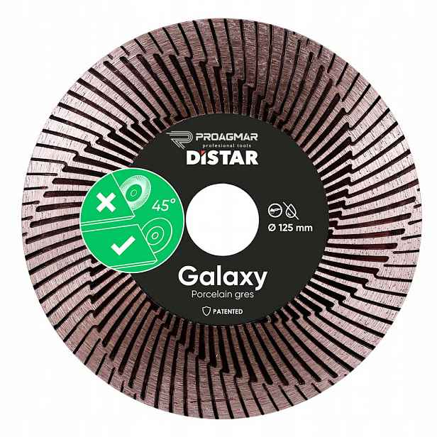 Kotouč Distar Galaxy 125 mm úkosovací 45
